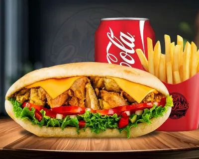 Menu Sandwiches Grec de Poulet