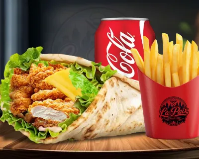 Menu Sandwiches Naan Poulet